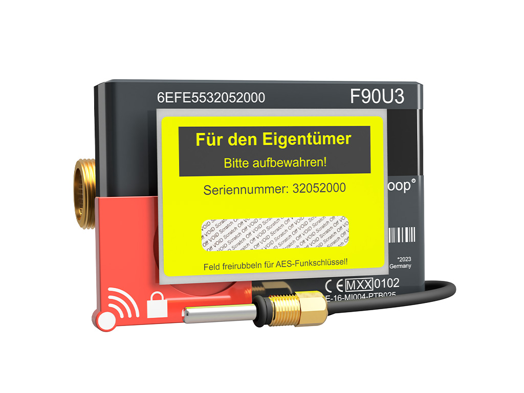 Wärmezähler F90U3 Qp0,6 DN15 110mm (UNGEEICHT)