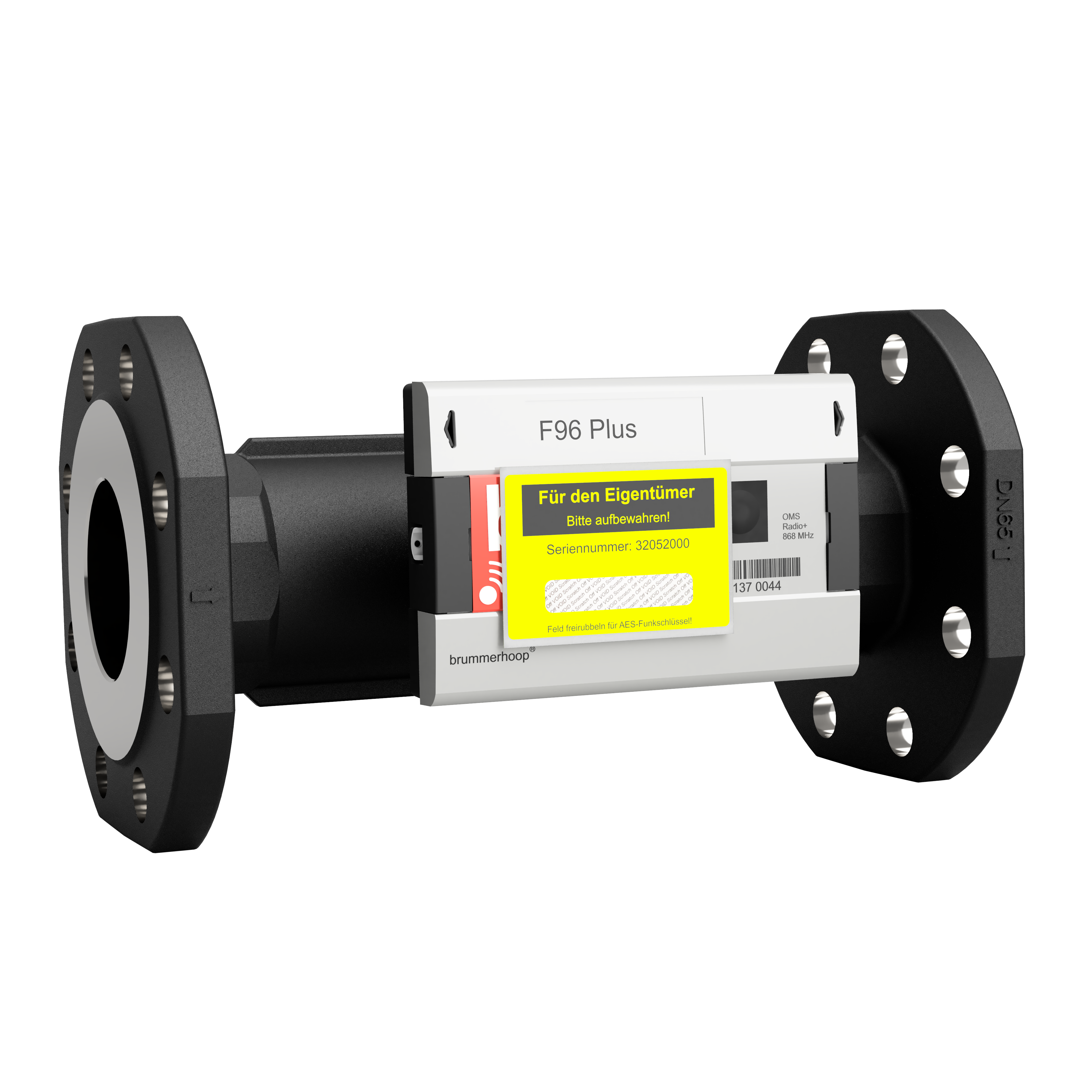 F96Plus Qp25 DN65 300mm Ultraschall-Funk-Wärmezähler (wirelss M-Bus, OMS)