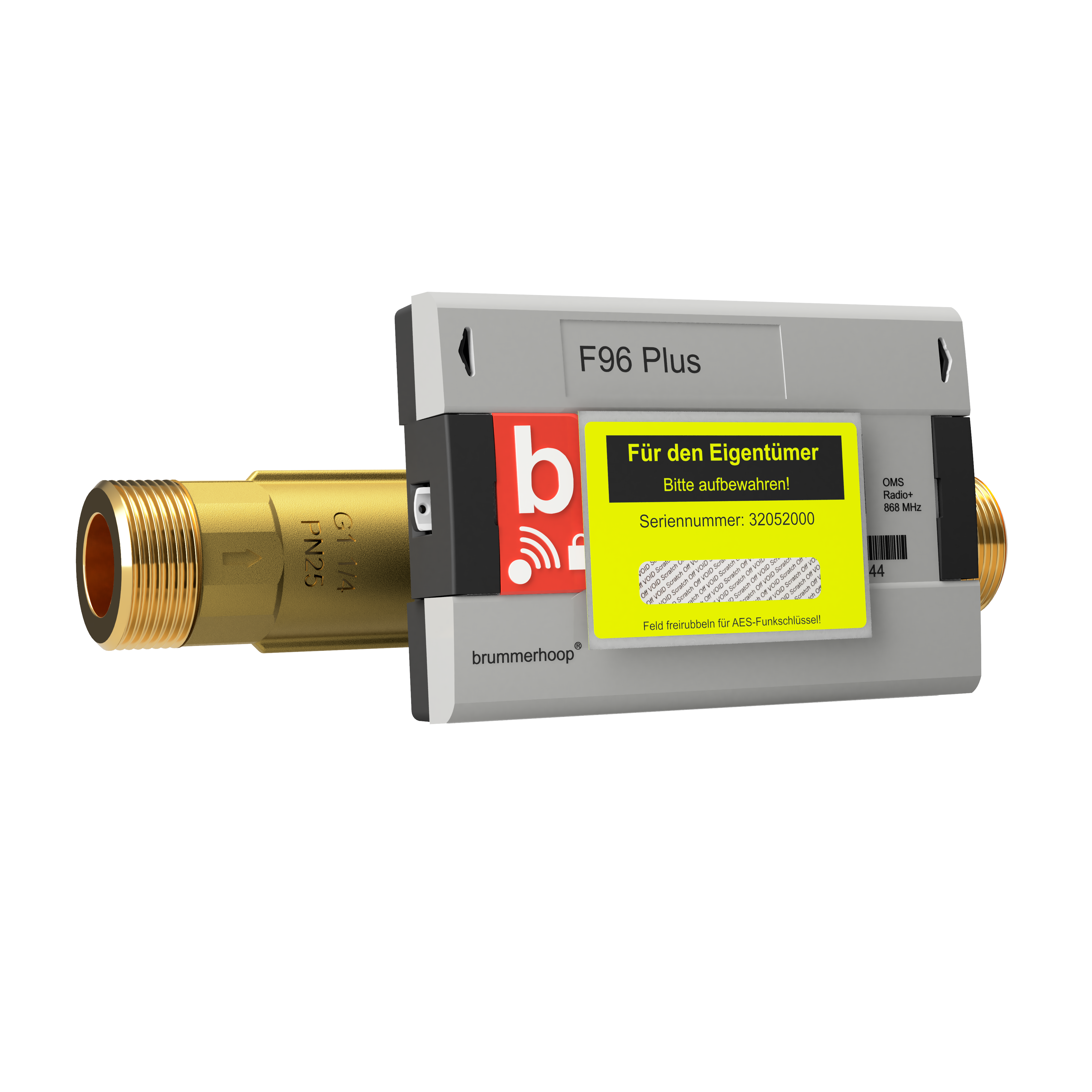 F96Plus Qp6 DN25 260MM Ultraschall-Funk-Wärmezähler (wireless M-Bus, OMS)