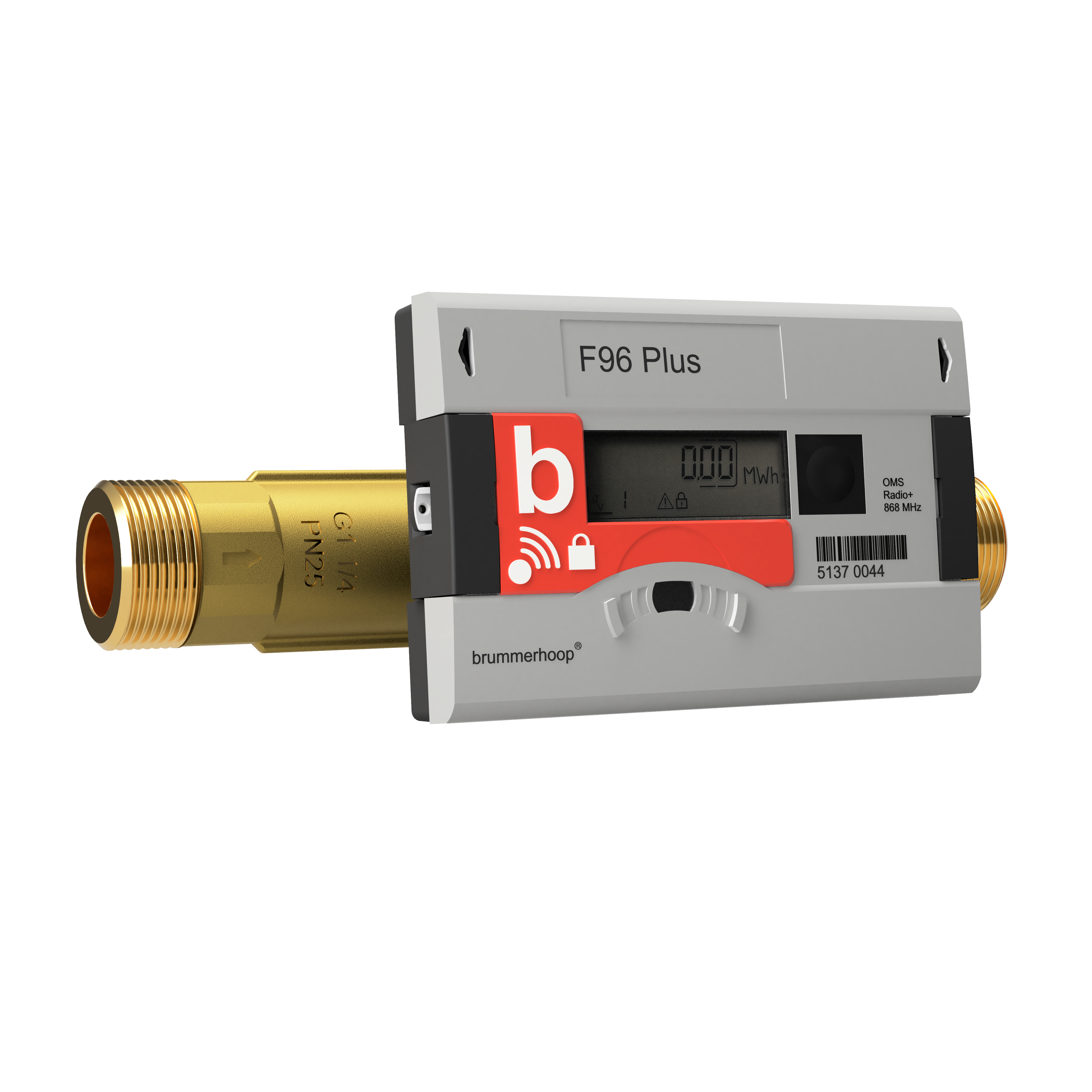 F96Plus Qp3,5 DN25 260mm Ultraschall-Funk-Wärmezähler (wireless M-Bus, OMS)