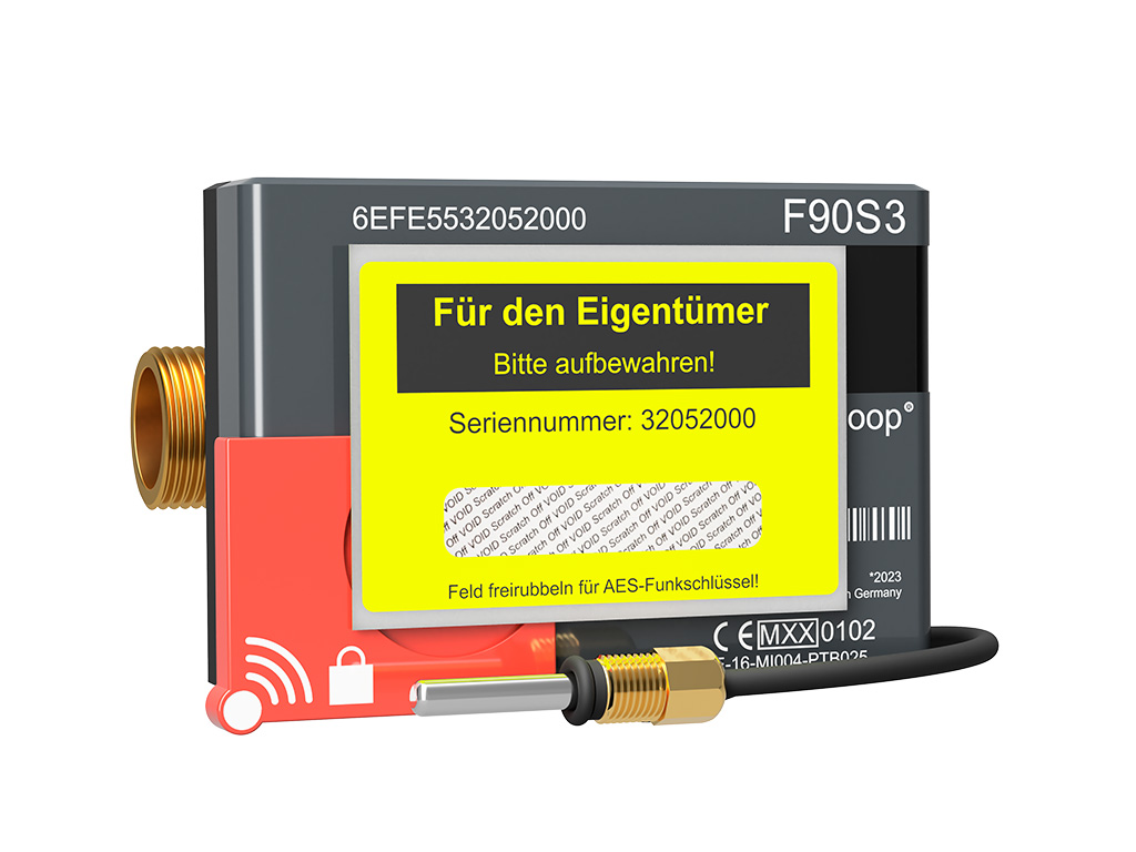 F90S3 Qp1,5 DN15mm 110mm Funk-Wärmezähler (OMS)