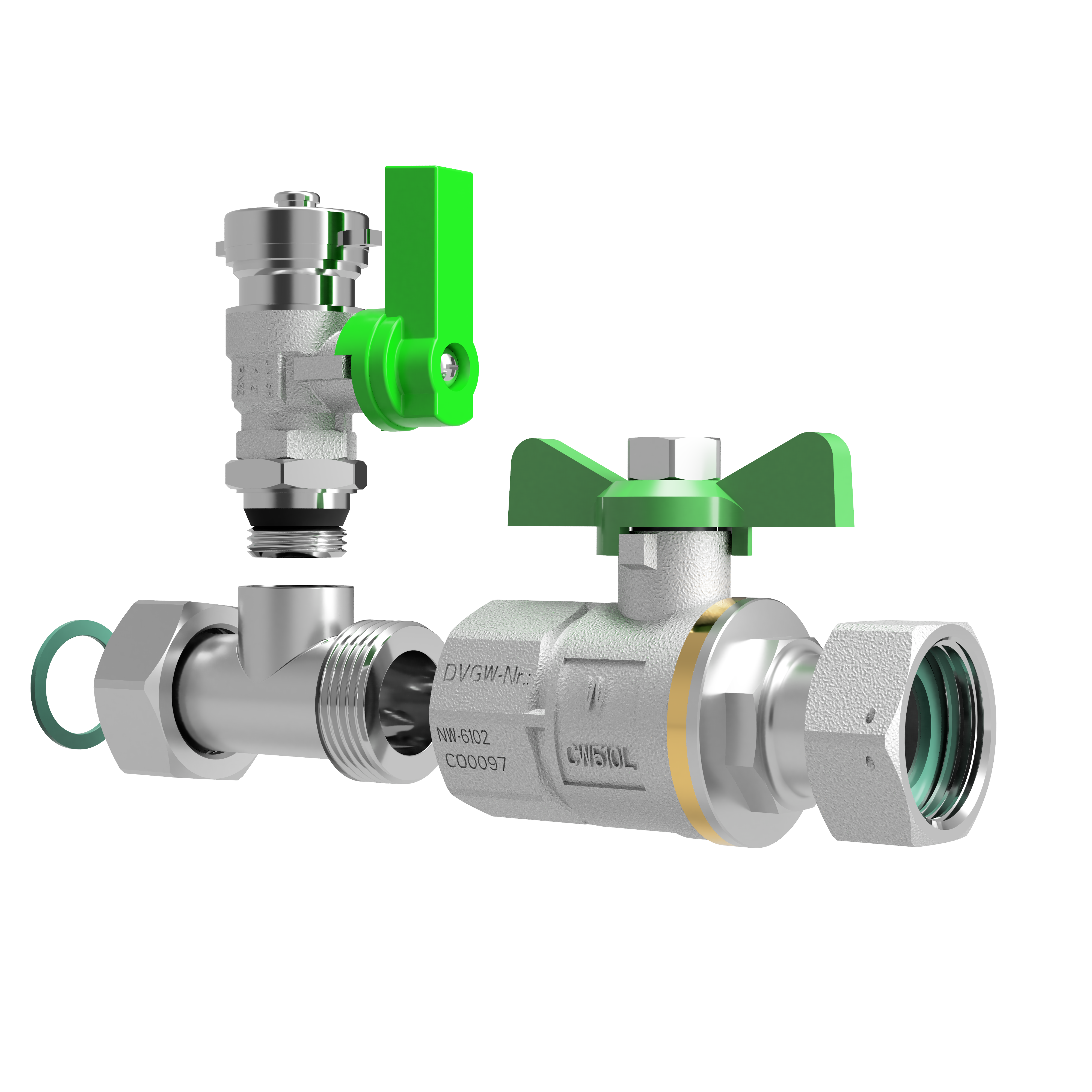 Anschlussgarnitur Trinkwasser für WiPower Speicher