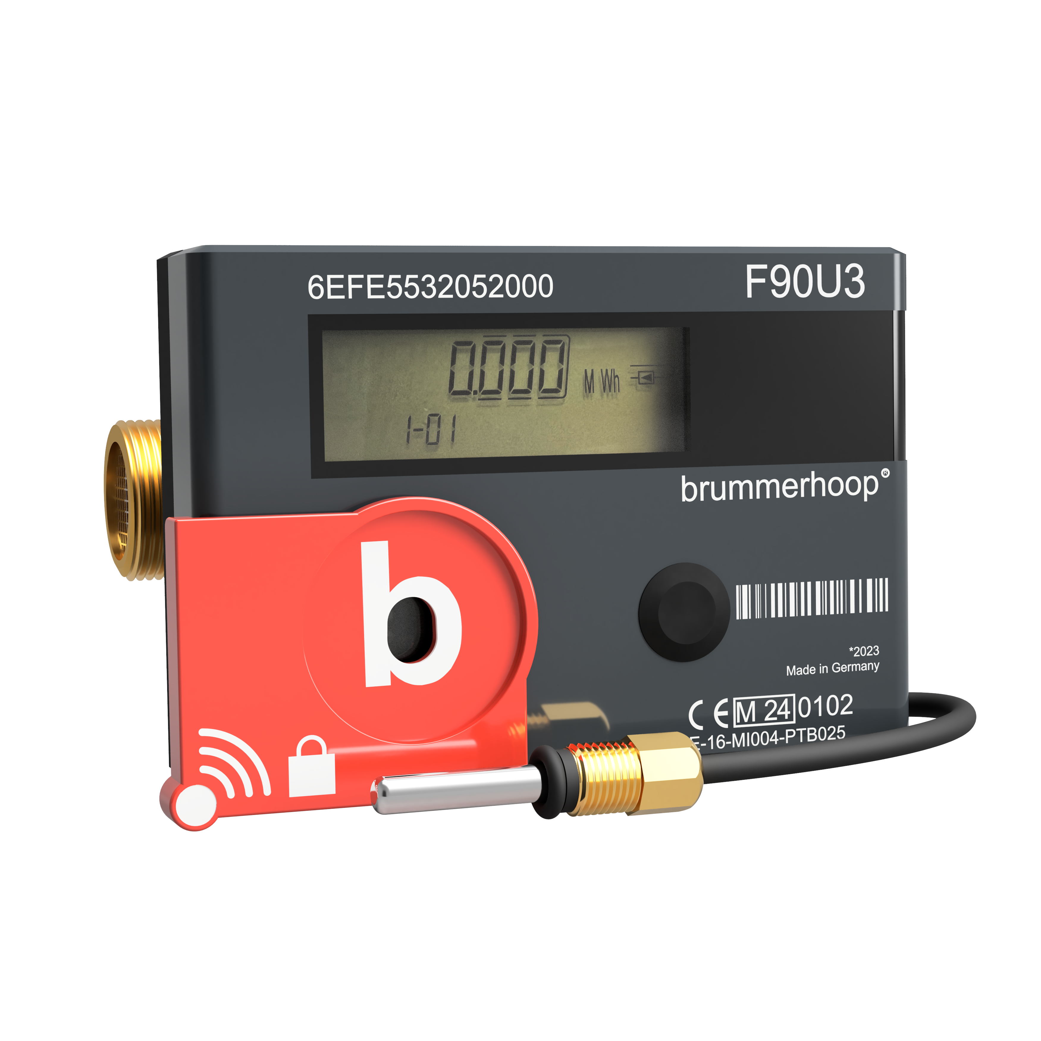 Funk-Wärmezähler F90U3 Qp0,6 DN15 110mm (UNGEEICHT)